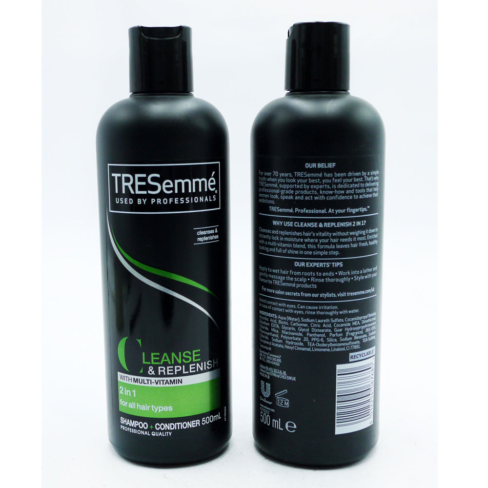 TRESemme-Cleanse-and-Replenish-2-in-1-Shampoo-Plus-Conditioner-500ml TRESemme-Cleanse-and-Replenish-2-in-1-Shampoo-Plus-Conditioner-500ml